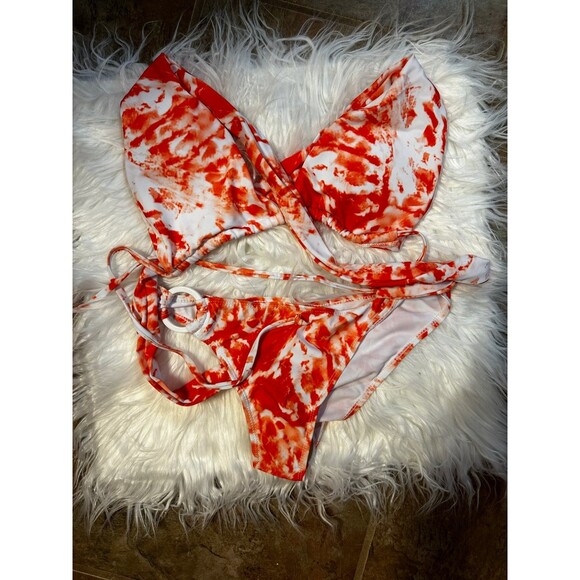 Bikini tie dye Tennessee Vols colors medium - Picture 4 of 6